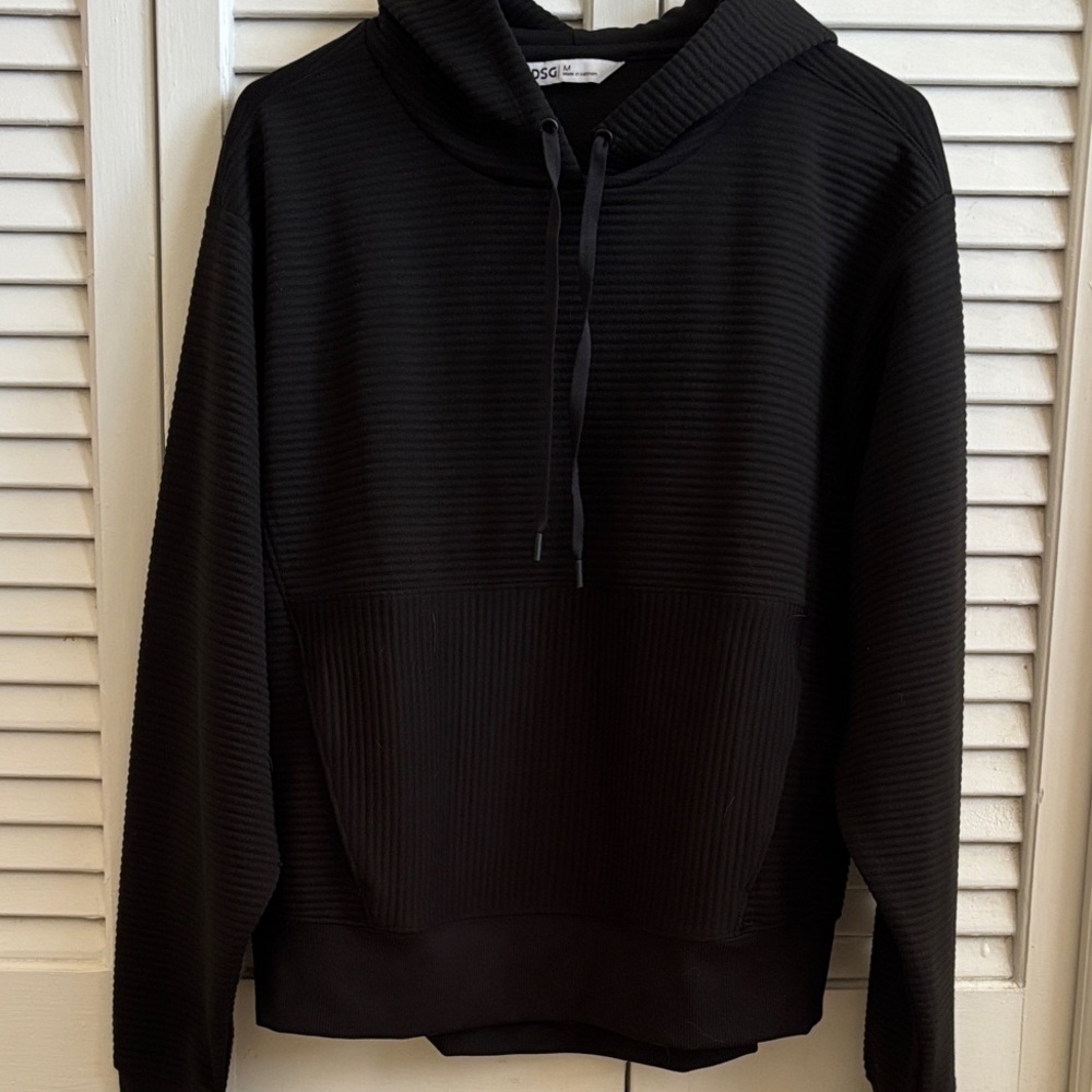 DSG Black Ribbed Sweatshirt